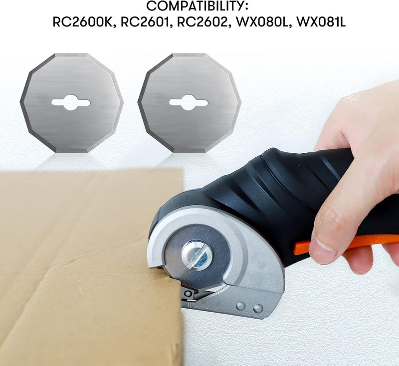 OFIKT Replacement Rotary Blades Compatible with WORX WX082L 4V ZipSnip Cordless Electric Scissors, WA2300 Replacement Blades Fits RC2600K,RC2601, RC2602, WX080L, WX081L (2 Pcs) - Image 5
